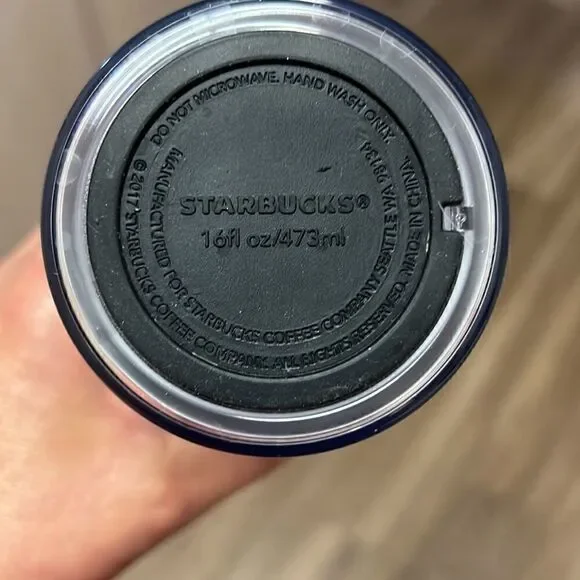 Starbucks Holiday Christmas Animal Print Plastic 2017 Tumbler - Picture 6 of 6